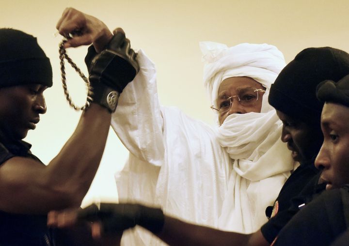 On the first day of his trial in 2015, Habré scuffled with security guards and yelled at the judges. After that, he refused to speak.