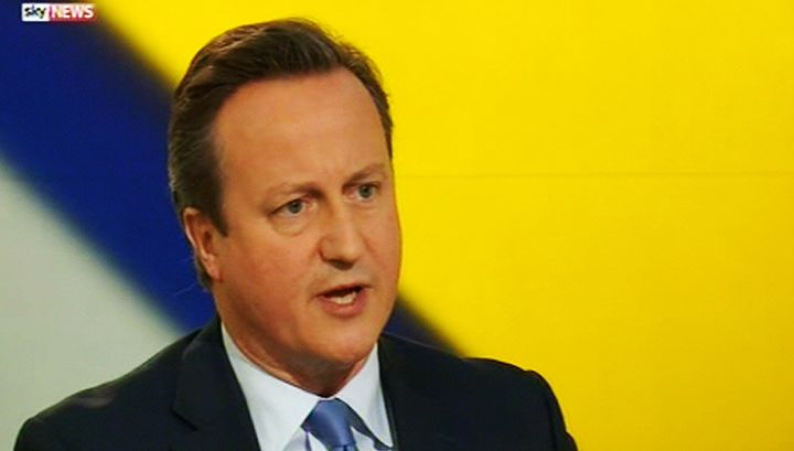 Cameron: "On our continent, in the last century, twice we had an enormous bloodbath, between our nation."
