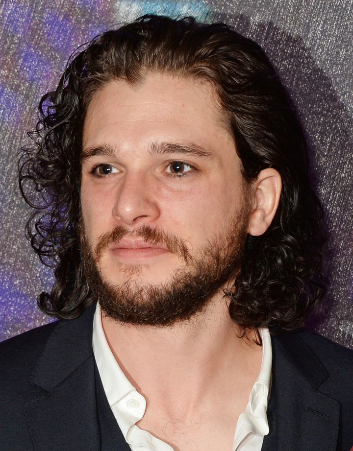 <strong>Kit Harington with his much-loved beardy look</strong>