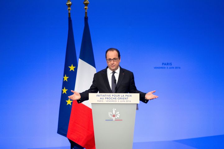 "The discussion on the conditions for peace between Israelis and Palestinians must take into account the entire region," French president Francois Hollande said. Israelis and Palestinians were not invited to the conference.