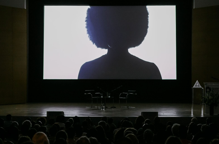 A partial screening of the documentary, <a href="http://www.nytimes.com/2013/04/05/movies/free-angela-and-all-political-priso