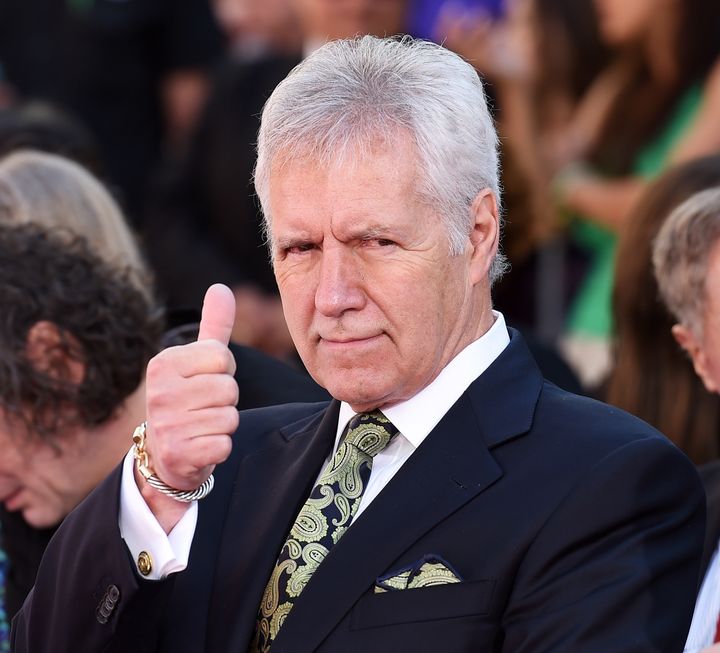 Television personality Alex Trebek on March 27, 2015 in Hollywood, California.