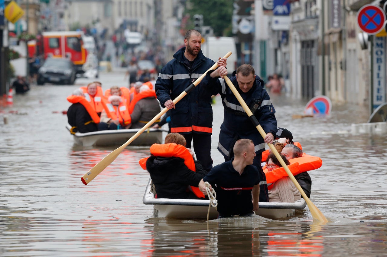 Flooded area