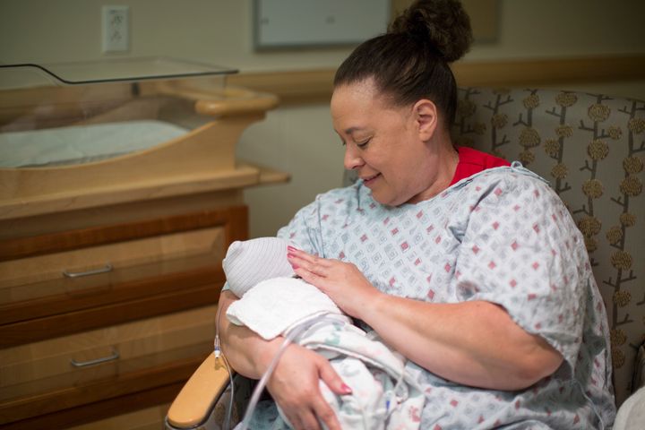 The volunteer cuddlers at the University of Pittsburgh Medical Center's Magee-Women's Hospital snuggle babies who have been exposed to opioids during their mother's pregnancies.