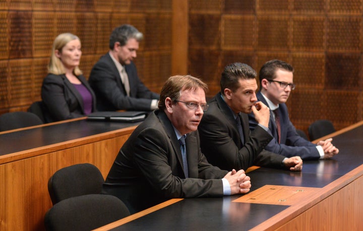 Ian, Steven and Ben wait nervously to find out what will happen