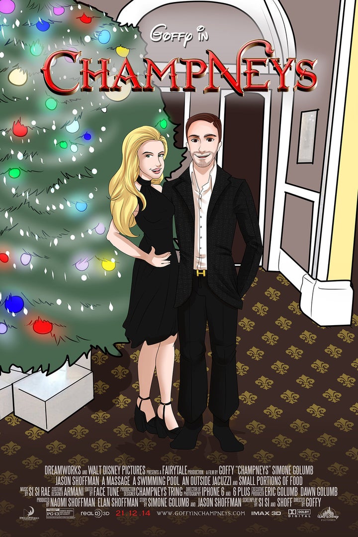 Jason and Simone are depicted at a health spa where they celebrated their one-year anniversary.