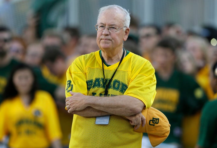 Ken Starr at a Baylor University football game in 2015. 