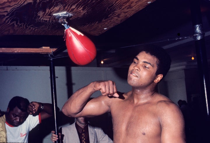 Ali couldn't legally fight, but he could still train. 