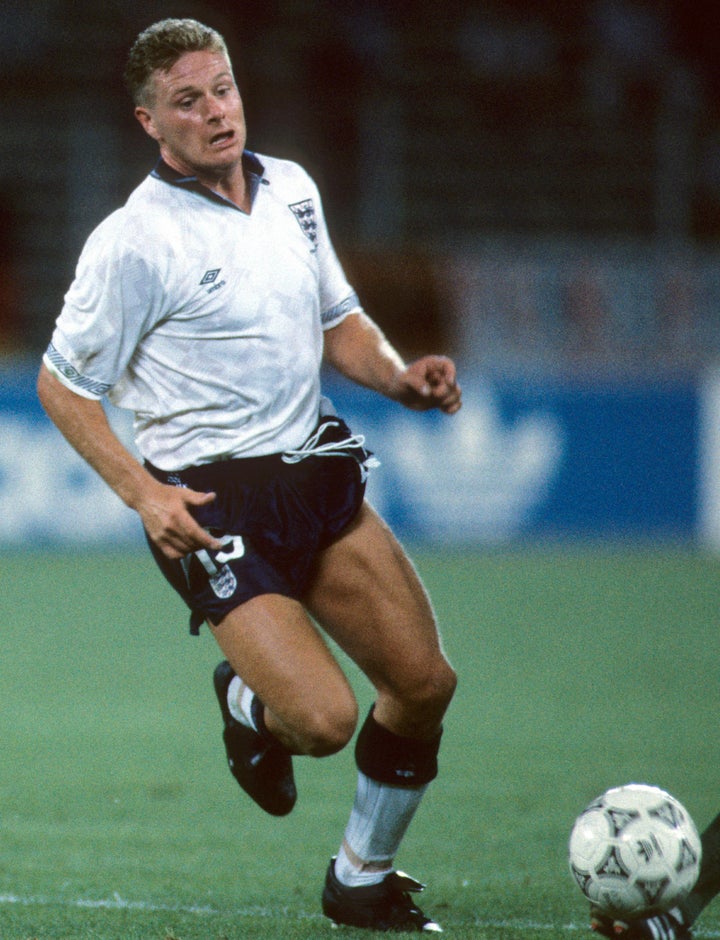 Gascoigne during his 1990 World Cup heyday