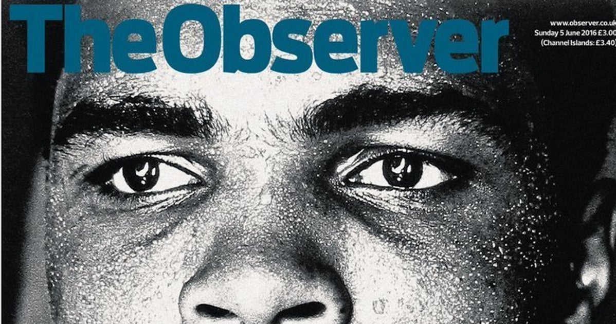 Ali Death Muhammad Ali Death: Observer Front Page Hailed As 'Stunning' Tribute To ...