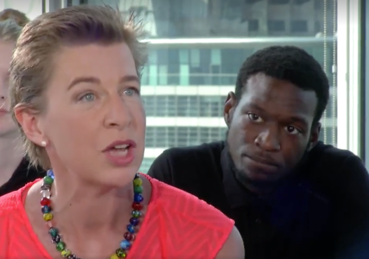 Katie Hopkins was due to appear alongside Sir Bob Geldof during #InOutLive