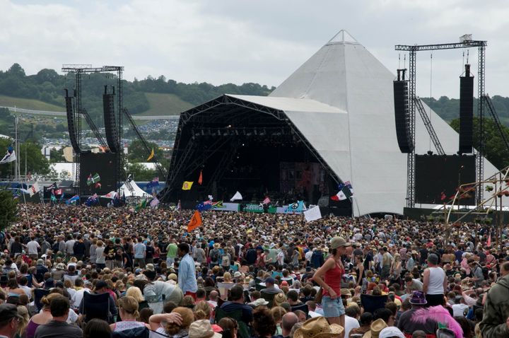 The Pyramid stage will play host to acts including headliners Coldplay, Adele and Muse