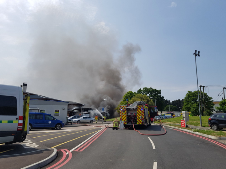 <strong>Emergency services are on the scene.</strong>