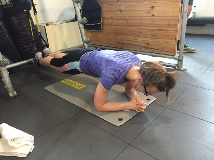 TRX plank