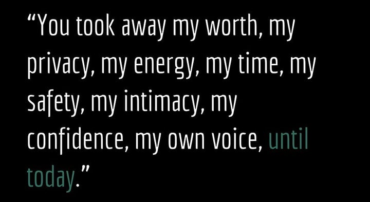 The 23-year-old victim read this in her letter to her attacker last Thursday in court.