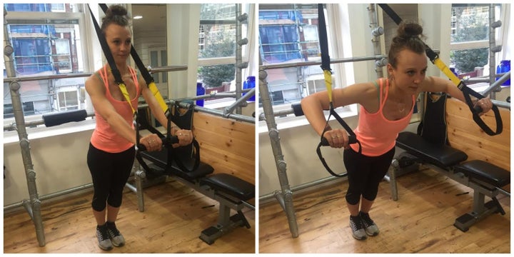 TRX chest press