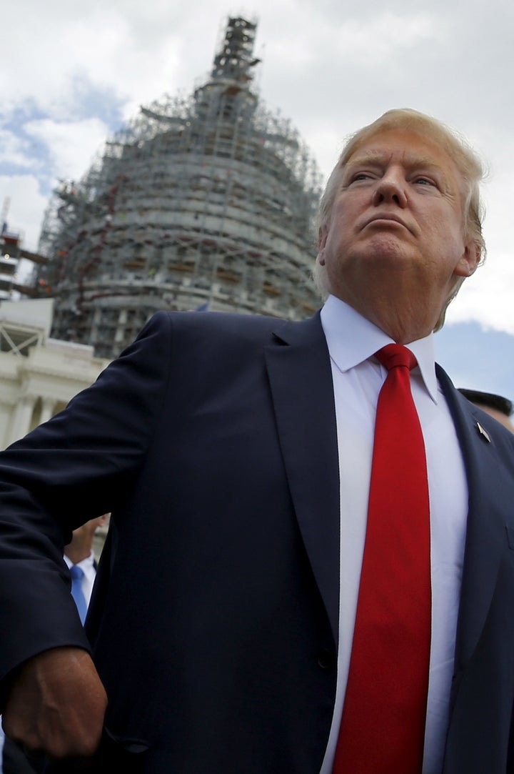 A popular theory behind the rise of Donald Trump is that voters are disenchanted with Washington and want an outsider. But they keep re-electing their Republican Congress members.