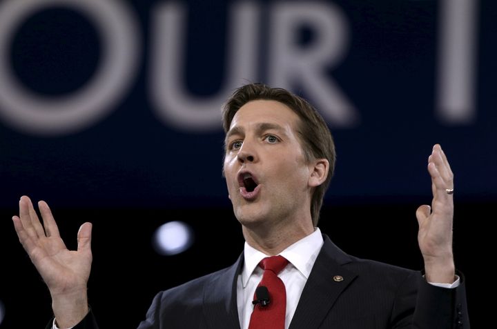 U.S. Sen. Ben Sasse speaks at the American Conservative Union annual conference in Maryland on March 3.