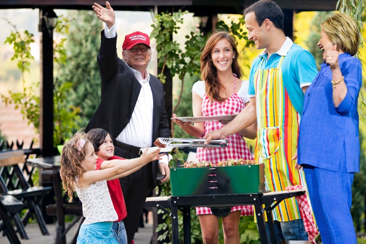 Make America grill again? More voters polled would rather barbecue with presumptive GOP nominee Donald Trump than Democratic