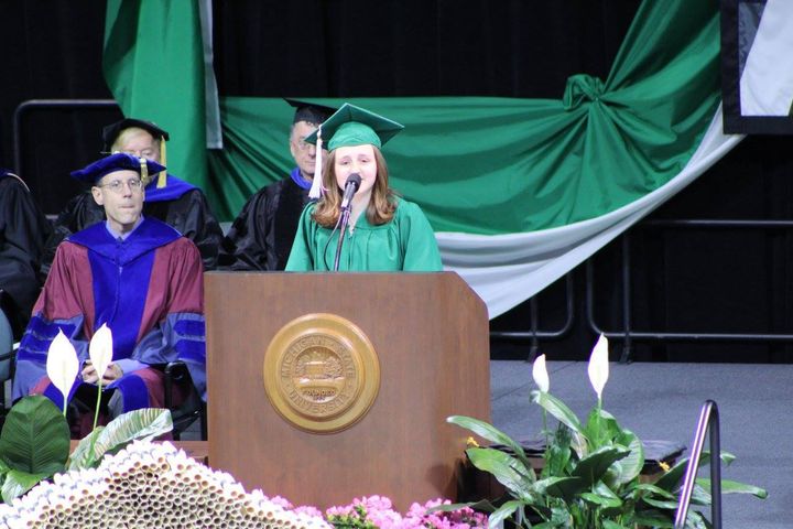 Speaking at the College of Arts and Letters Commencement- May 8th, 2016