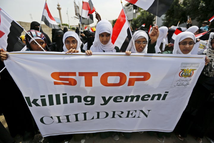 The United Nations announced Monday that it had removed the Saudi-led Yemen coalition from its child rights blacklist.