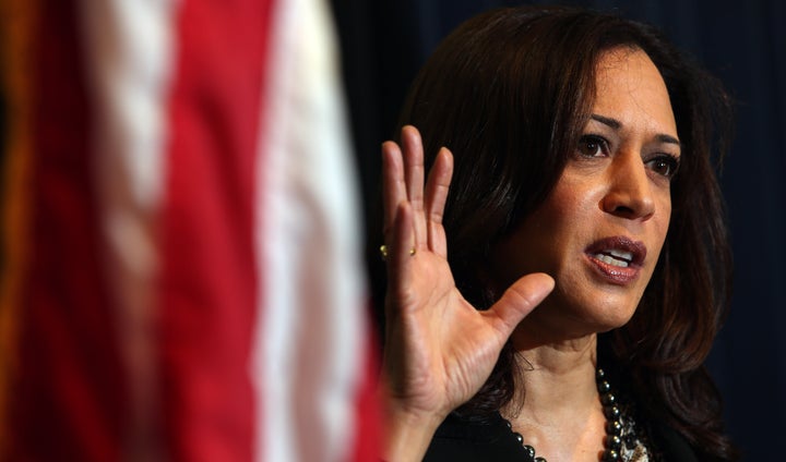 California Attorney General Kamala Harris (D) is running for outgoing Sen. Barbara Boxer's seat.