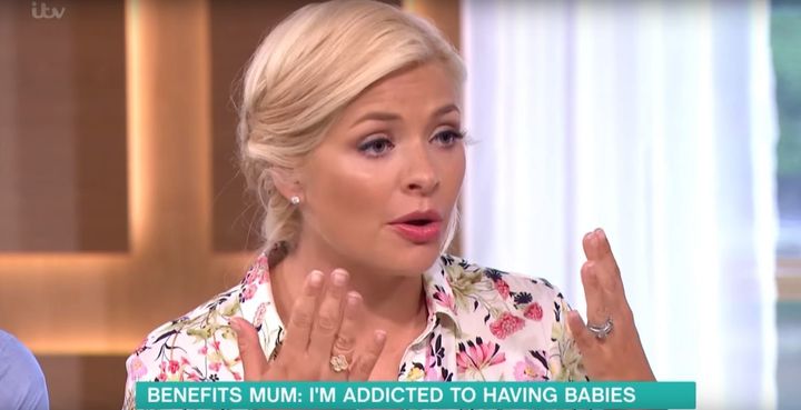 Holly Willoughby lost her cool with Cheryl Prudham on 'This Morning'
