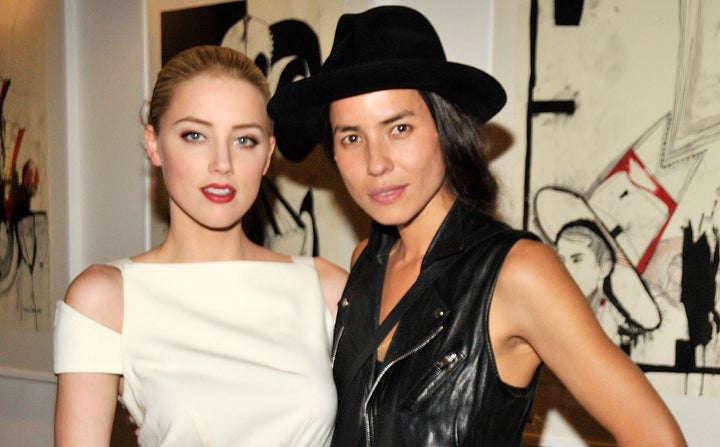 Amber Heard and Tasya van Ree in 2011.