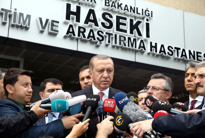 President Tayyip Erdogan vowed the NATO member's fight against terrorism would go on, describing the attack as "unforgivable".