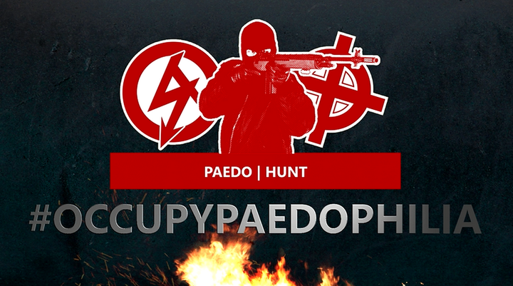 The group is using the hashtag #occupypaedophilia as a 'tribute' to a Russian vigilante group of the same name whose members were jailed for torturing and humiliating gay men