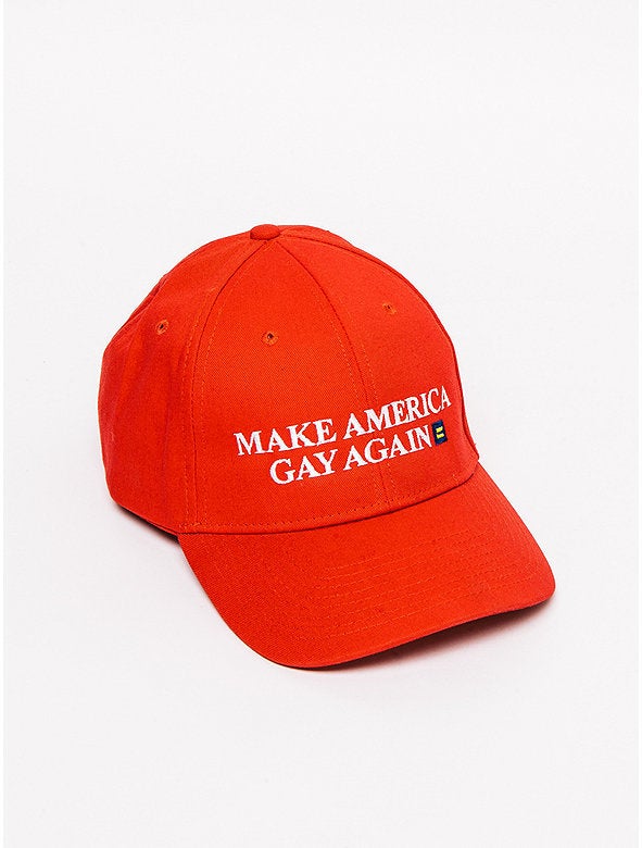The line is a tongue-in-cheek twist on Donald Trump's favorite catchphrase.