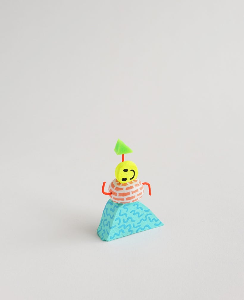 <i>On a Wave With Green Umbrella</i>