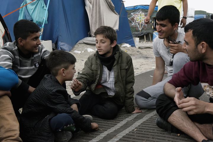 Child refugees in Calais