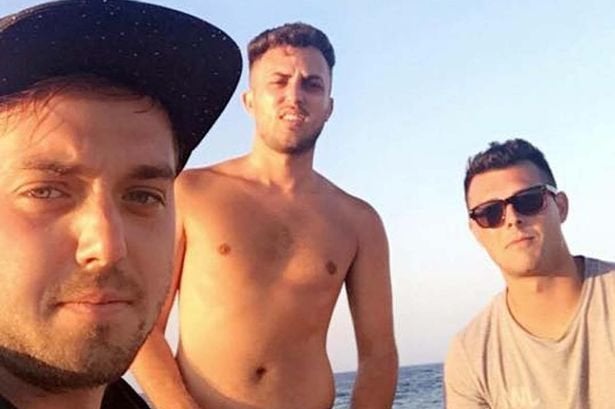 <strong>(From left to right) James Wallman, 23, Alex McCormick, 19, and Lewis Ellis, 25</strong>