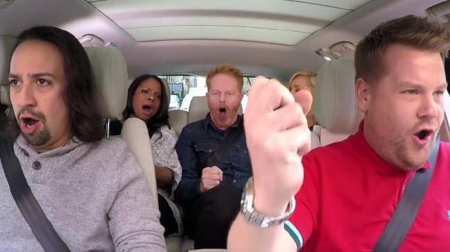 <strong>The Broadway veterans showed James Corden how to win at Carpool Karaoke</strong>