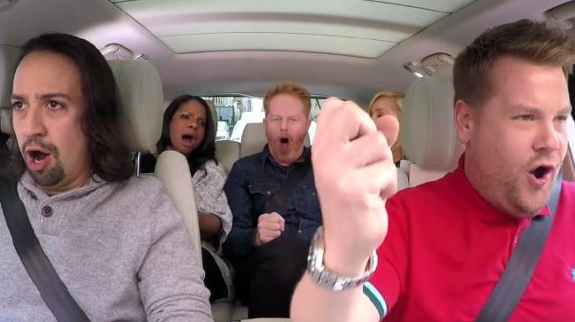 The Broadway veterans showed James Corden how to win at Carpool Karaoke