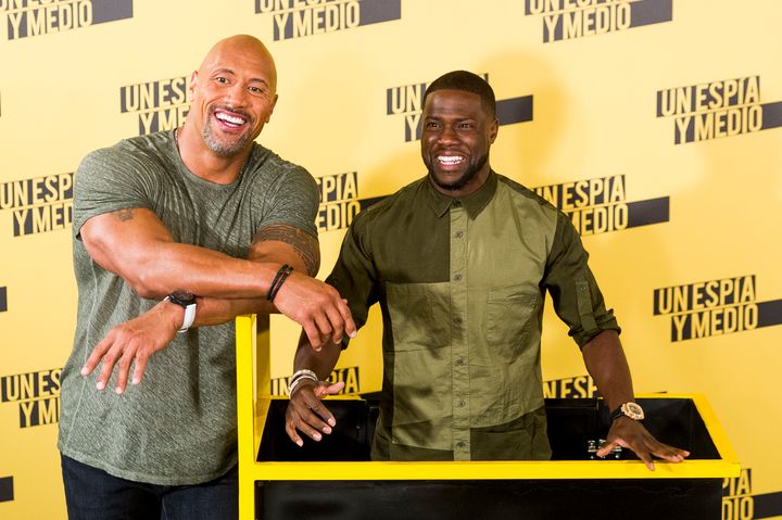 Kevin Hart rips The Rock over his classic bumbag picture with