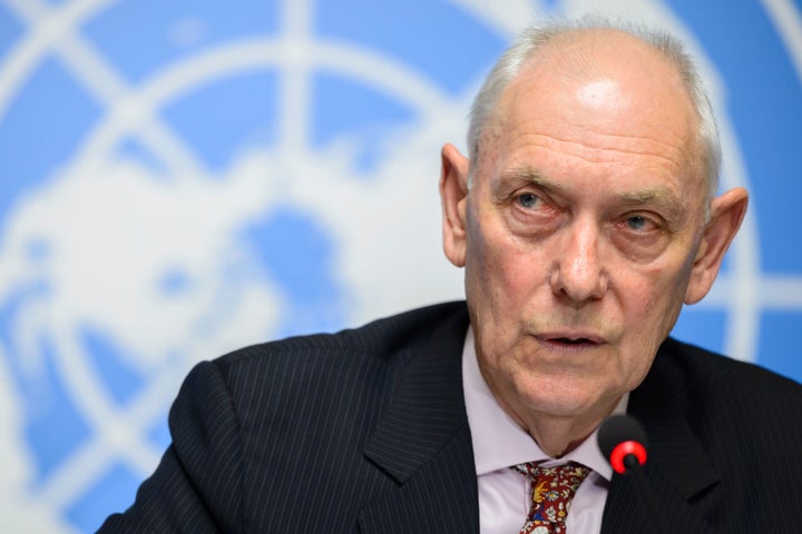 Mike Smith, chair of the U.N. inquiry, says Eritrea’s regime has enslaved between 300,000 and 400,000 people over the past 25 years through indefinite, forced conscription.