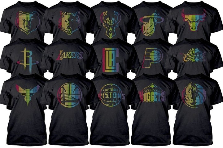 LGBT pride shirts are now available for all 30 NBA teams.