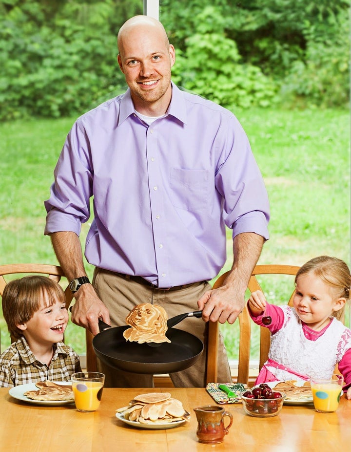 Nathan Shields and his children.