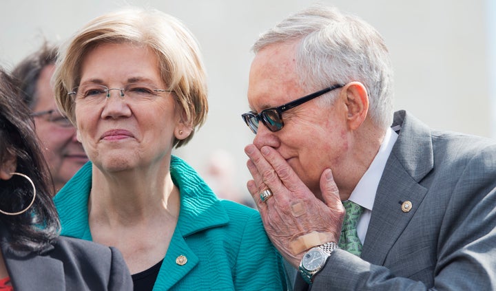 Sen. Elizabeth Warren, (D-Mass.) and Senate Minority Leader Harry Reid (D-Nev.) have history. As majority leader, he plucked Warren from Harvard Law School to name her chair of a panel overseeing the Wall Street bailout. 