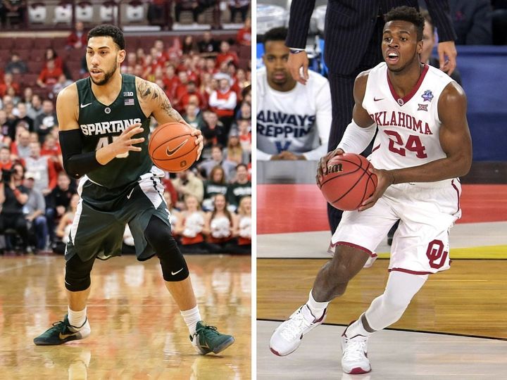 Michigan State's Denzel Valentine (left) and Oklahoma's Buddy Hield, both seniors, are about as "safe" as it gets when projecting NBA success.