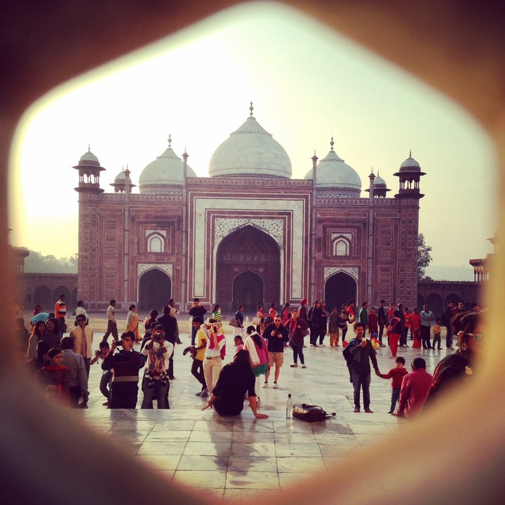 Guest house next to the Taj Mahal, Dec 2015