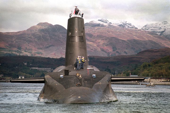 One of four Trident-class nuclear submarines