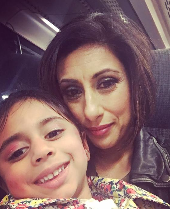 Saira Khan and her daughter Amara, now five