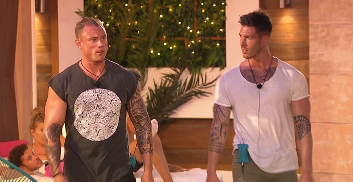 Tom confronts Adam in 'Love Island'