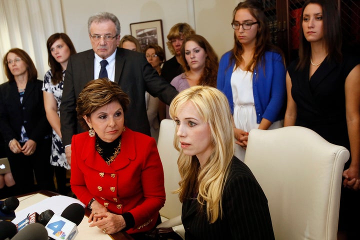 Gloria Allred represented several students who reached a settlement with Occidental over their sexual assault cases. 