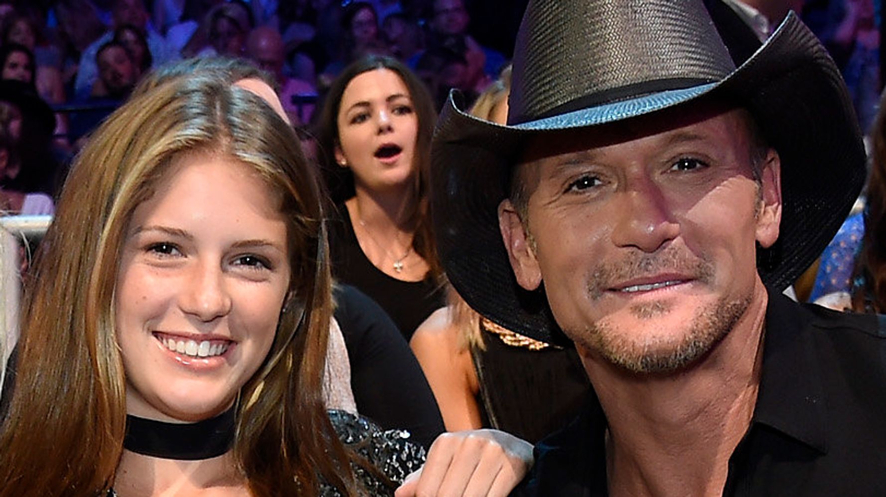 Tim McGraw and Daughter at CMT Awards 2016