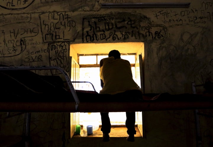 An Eritrean asylum seeker rests inside a new arrivals center in east Sudan in October 2015. EU proposals for assistance to Eritrea and Sudan have sparked controversy.