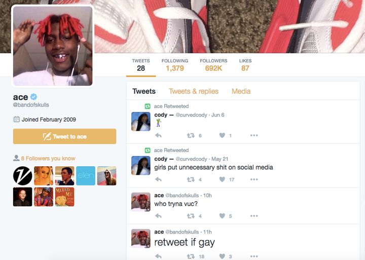 The hackers changed the photo to one of rapper Lil Yachty 